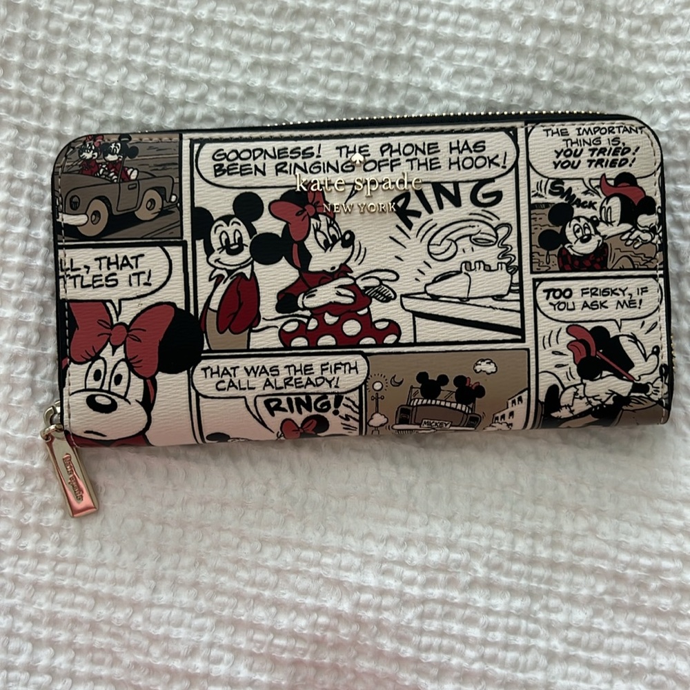 Disney Kate Spade New York 100th
Anniversary Mickey Mouse Large Wallet